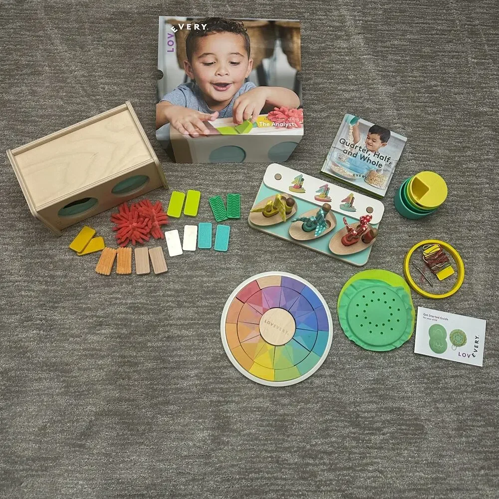 Lovevery The Analyst Play Kit for Months 46, 47, 48 3.5-4 Years Montessori